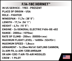 Americký víceúčelový stíhací letoun F/A-18C HORNET  COBI 5810 - Armed Forces