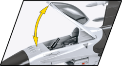 Americký víceúčelový stíhací letoun F-16C Fighting Falcon COBI 5813 - Armed Forces - kopie