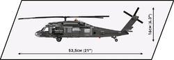 Americký víceúčelový vrtulník Sikorski UH-60 Black Hawk COBI 5816 - Limitované edice Armed Forces
