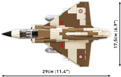 Stíhacie lietadlo Dassault Mirage III C COBI 5828 -Armed Forces - kopie