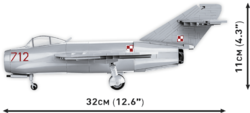 Russian fighter aircraft MIG-15 FAGOT COBI 2416 - Korean War - kopie