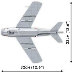 Russisches Kampfflugzeug MIG-15 FAGOT COBI 2416 - Korean War - kopie