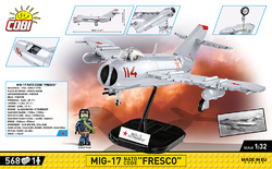 East German fighter aircraft LIM-5 (MIG-17F) COBI 5825 - Cold War - kopie