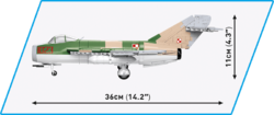 Polish fighter aircraft LIM-1 (MIG-15) COBI 5822 - Cold War - kopie