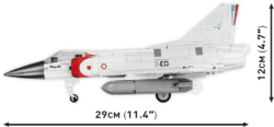 Stíhacie lietadlo Dassault Mirage III S COBI 5827 -Armed Forces - kopie