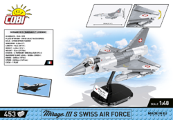 Svýcarský víceúčelový stíhací letoun Dassault Mirage III COBI 5827 - Armed Forces