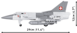 Svýcarský víceúčelový stíhací letoun Dassault Mirage III COBI 5827 - Armed Forces