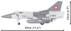 French multirole fighter Dassault Mirage 2000-5 COBI 5801 - Armed Forces - kopie