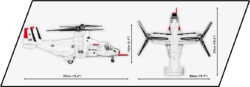 Americký konvertoplán Bell Boeing V-22 Osprey COBI 5835 - Armed Forces