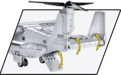 Americký konvertoplán Bell Boeing V-22 Osprey COBI 5835 - Armed Forces - kopie