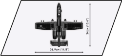 Americký bitevní letoun A-10 Thunderbolt II WARTHOG COBI 5837 - Armed Forces