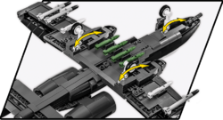 Amerikanisches Kampfflugzeug A-10 Thunderbolt II WARTHOG COBI 5812 - Armed Forces - kopie