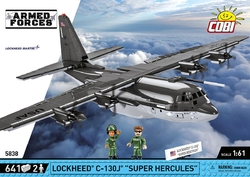 Americký transportní taktický letoun Lockheed C-130J SUPER Hercules COBI 5838 - Armed Forces 1:61