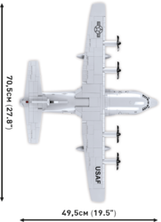 American multipurpose fighter F-16D Fighting Falcon COBI 5815 - Armed Forces - kopie