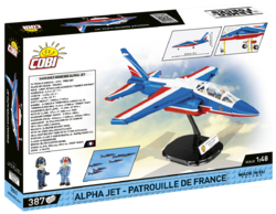 Francouzský lehký bitevní letoun Dassault Alpha JET Patrouille de France COBI 5841 - Armed Forces