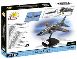 French Light Combat Aircraft Dassault Alpha JET Patrouille de France COBI 5841 - Armed Forces 1:48 - kopie