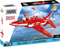 Britský pokročilý cvičný letoun BAE Hawk T1 RED ARROWS COBI 5844 - Armed Forces 1:48