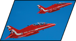 Britský pokročilý cvičný letoun BAE Hawk T1 RED ARROWS COBI 5844 - Armed Forces 1:48