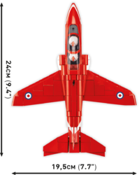 Britský pokročilý cvičný letoun BAE Hawk T1 RED ARROWS COBI 5844 - Armed Forces 1:48