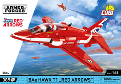 Britský pokročilý cvičný letoun BAE Hawk T1 RED ARROWS COBI 5844 - Armed Forces 1:48