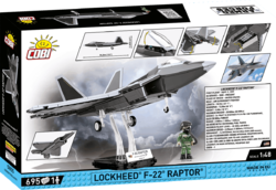 Americký pokročilý stíhací letoun Lockheed Martin F-22 Raptor COBI 5855 - Armed Forces 1:48