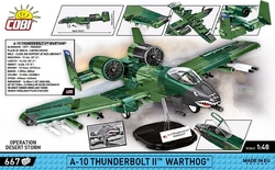 American combat aircraft A-10 Thunderbolt II WARTHOG COBI 5837 - Armed Forces - kopie