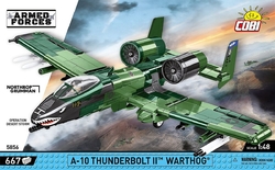 American combat aircraft A-10 Thunderbolt II WARTHOG COBI 5837 - Armed Forces - kopie