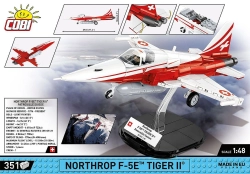 American fighter plane Northrop F-5A Freedom Fighter COBI 5858 - Armed Forces 1:48 - kopie