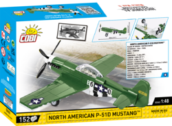 Americký stíhací letoun North American P-51D Mustang COBI 5860 - World War II 1:48