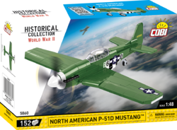 American fighter plane North American P-51D Mustang COBI 5847 - TOP GUN Maverick 1:48 - kopie