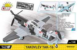 Russian fighter plane Yakovlev YAK-3 COBI 5862 - World War II 1:48 - kopie