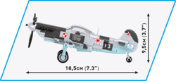 Russian fighter plane Yakovlev YAK-3 COBI 5862 - World War II 1:48 - kopie