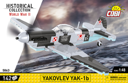 Russisches Jagdflugzeug Yakovlev YAK-3 COBI 5862 – World War II 1:48 - kopie