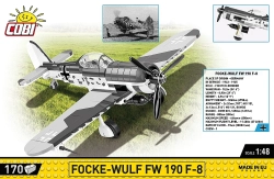 Deutsches Kampfflugzeug Focke-Wulf FW 190 A-3 COBI 5741 - World War II - kopie