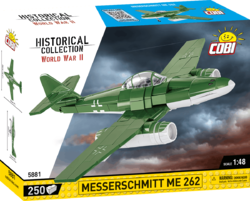 Nemecké prúdové stíhacie lietadlo MESSERSCHMITT ME 262A-1A COBI 5721 - World War II - kopie