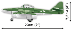 German jet fighter MESSERSCHMITT ME 262A-1A COBI 5721 - World War II - kopie