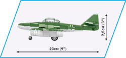 Německý proudový stíhací letoun MESSERSCHMITT ME 262 COBI 5881 - World War II 1:48