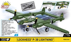 American fighter-bomber Lockheed P-38 Lightning COBI 5882 - World War II 1:48