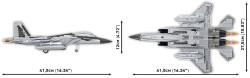 American tactical fighter aircraft Mc Donnell Douglas F-15 Eagle COBI 5803 - Armed Forces - kopie
