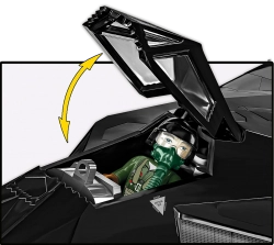 Americký útočný letoun Lockheed F-117 Nighthawk COBI 5902 - Limited Edition Armed Forces 1:48