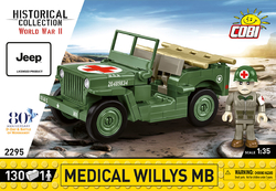 Americký terénní automobil Medical Willys MB COBI 2295 - World War II 1:35