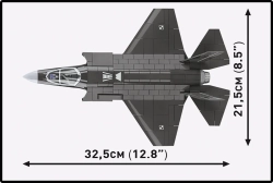 Americký bojový letoun Lockheed Martin F-35A Lightning II HUSARZ COBI 5904 - Armed Forces 1:48