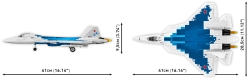 Russian MiG-17 fighter aircraft COBI 5823 - Cold War - kopie