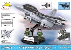 American multi-role fighter aircraft F-16C Fighting Falcon COBI 5910 - Armed Forces 1:48 - kopie