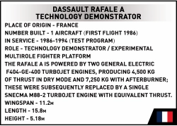 Francouzský víceúčelový stíhací letoun Dassault Rafale A COBI 5931 - Armed Forces 1:48
