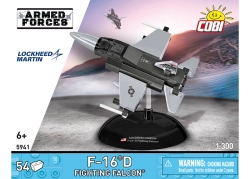 Mini proudová stíhačka F-16D Fighting Falcon COBI 5941 Armed Forces 1:300