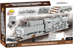 Parní lokomotiva Kriegslokomotive Baureihe 52 s tendrem COBI 6281 - World War II 1:35