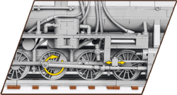 Steam locomotive DR BR 52/TY2 with tender COBI 6280 - Executive Edition 1:35 - kopie