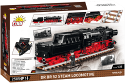 Parná lokomotíva DR BR 52 s tendrem COBI 6282 - Historical Collection 1:35