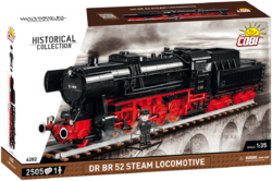 Parná lokomotíva DR BR 52 s tendrem COBI 6282 - Historical Collection 1:35